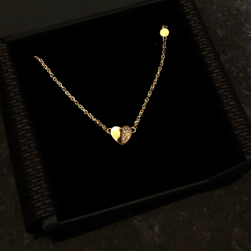 Movado Petite Heart Necklace 210$